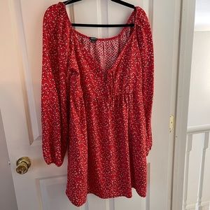Wild Fable Red Print Dress